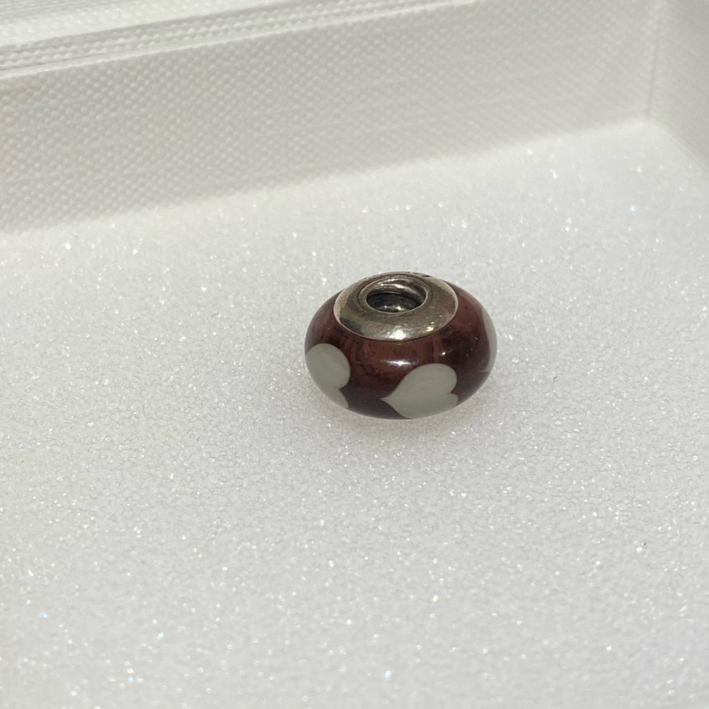 Pandora ~ Purple Morano Glass Charm